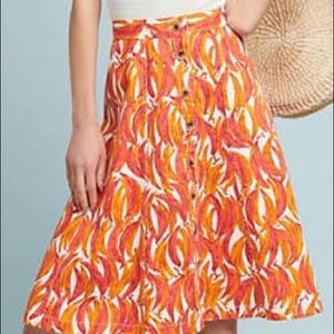 Maeve banana print skirt EUC
